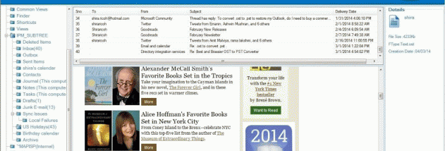 OST to PST Converter screenshot