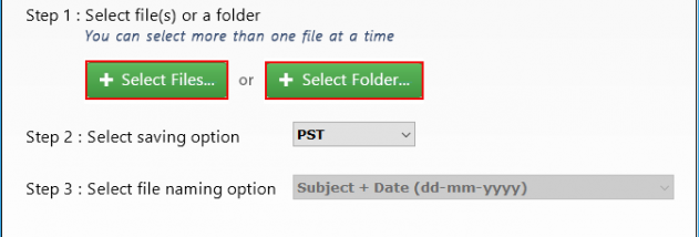 OST to PST Wizard screenshot