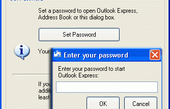 Outlook Express Security screenshot