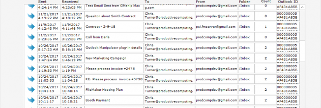 Outlook Manipulator screenshot