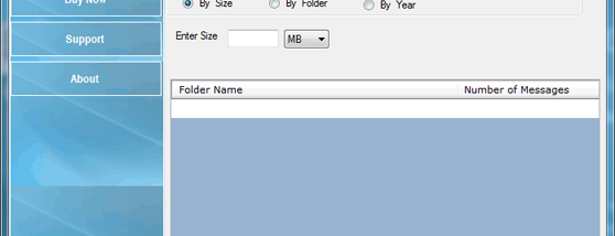 Outlook PST Split screenshot