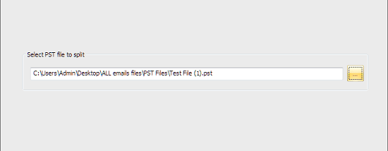 PST Splitter screenshot