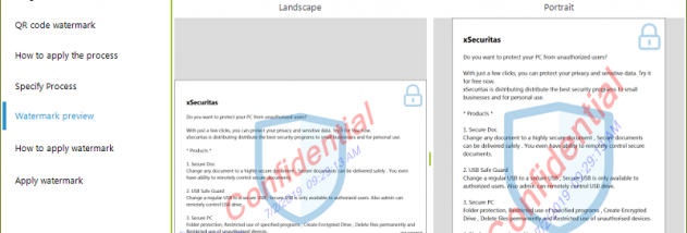 Output Watermark screenshot