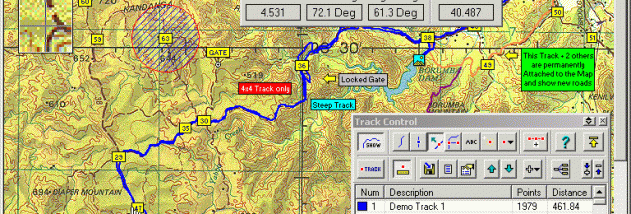 OziExplorer screenshot