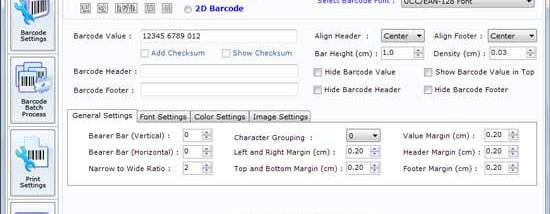 Packaging Barcode Designing Software screenshot