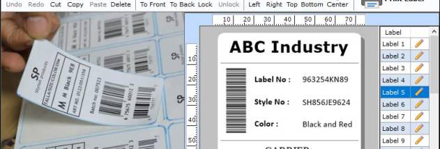 Packaging Barcode Label Maker screenshot