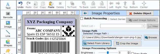 Packaging Barcode Maker Software screenshot