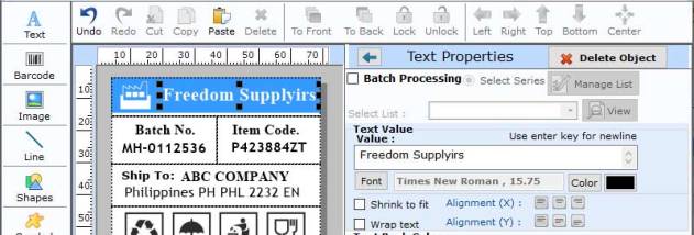 Packaging Barcodes Generator Tool screenshot