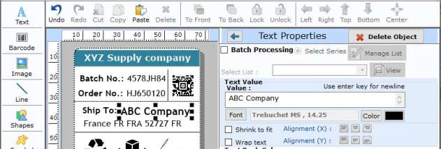 Packaging Design Labels screenshot