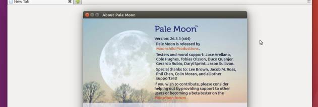 Pale Moon Portable screenshot
