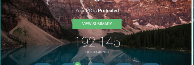 Panda Free Antivirus screenshot