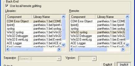 Pantheios screenshot