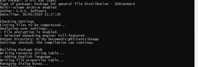 Paquet Builder screenshot