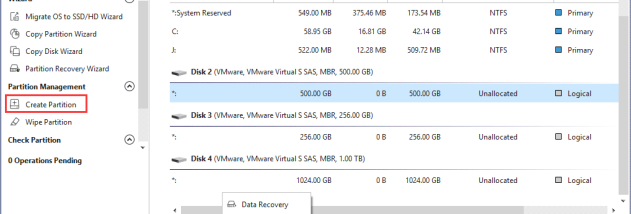 Partition Wizard  Professional Edition screenshot