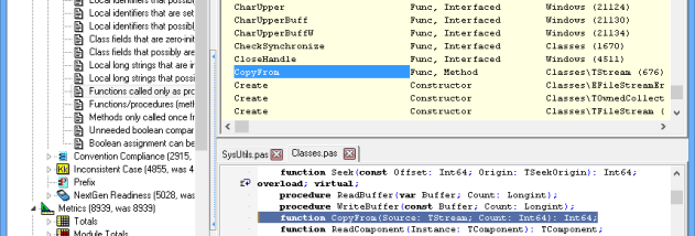 Pascal Analyzer screenshot