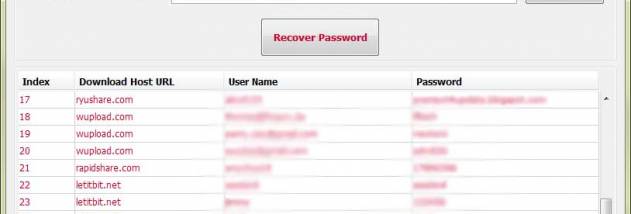 Password Decryptor for JDownloader screenshot