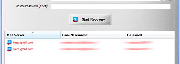 Password Decryptor for Postbox screenshot