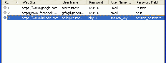 PasswordFox screenshot