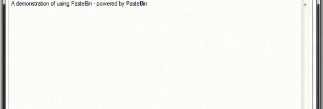 PasteBin screenshot