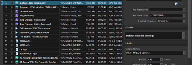 Pazera Free Audio Extractor screenshot