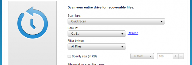 PC Tools File Recover screenshot