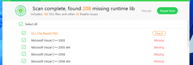 PcGoGo DLL Fixer screenshot