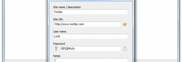 PCTuneUp Free Password Manager screenshot