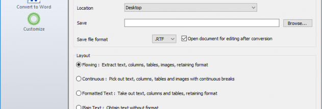 PDF Converter Standard screenshot