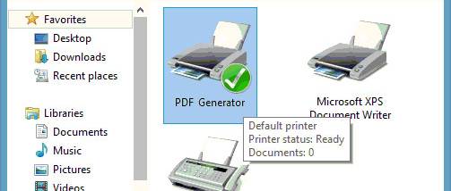 PDF Generator Windows UWP screenshot