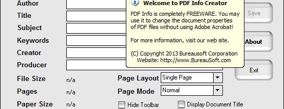 PDF Info screenshot