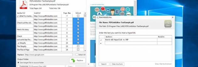 PDF Link Editor Pro screenshot