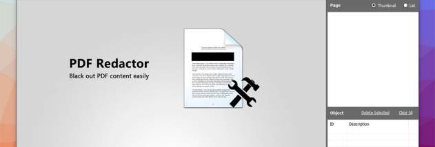 PDF Redactor screenshot