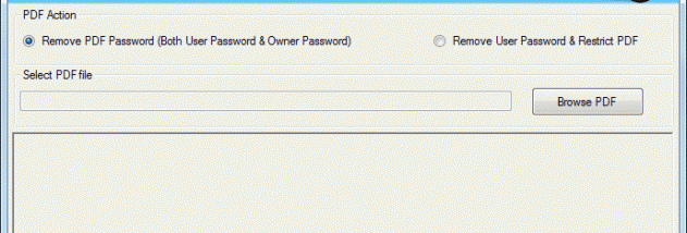 PDF Security Remover screenshot
