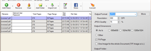 PDF To JPG Expert screenshot