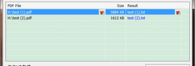 PDF to Text screenshot