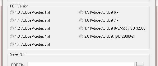PDF Version Converter screenshot