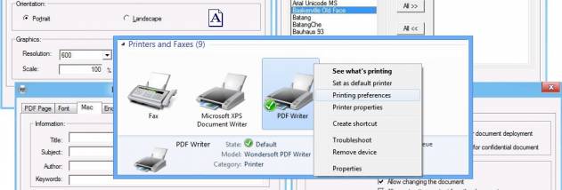PDF Writer for Windows Server 2016 screenshot