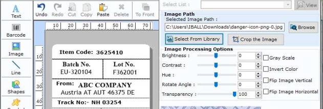 PDF417 Barcode Software screenshot