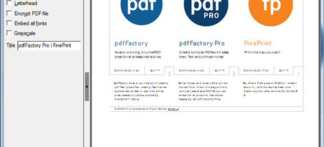 pdfFactory Pro screenshot