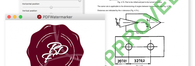 PDFWatermarker screenshot