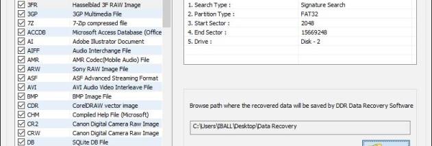 Pen Drive Restore Software screenshot