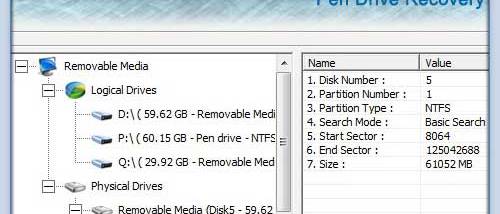Pendrive Recovery screenshot