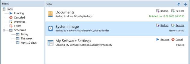 Perfect Backup screenshot