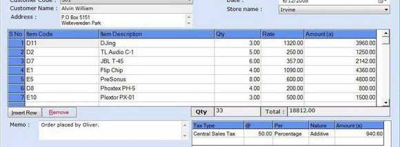 Personal Accounting Program screenshot