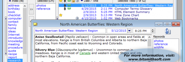 Personal Knowbase screenshot