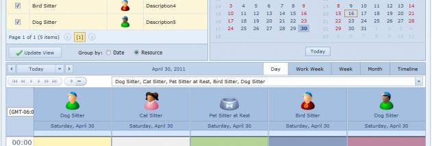 Pet Sitting Software for Workgroup screenshot