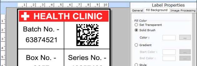 Pharma Barcode Label Designing Software screenshot