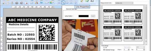Pharmaceutical Label & Barcode Maker screenshot