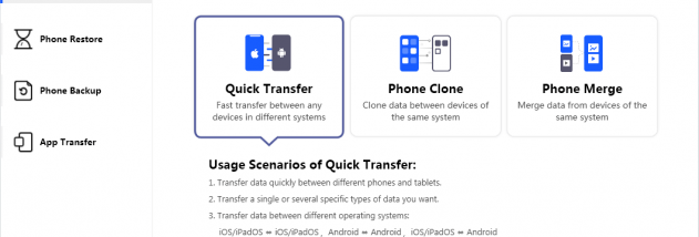 PhoneTrans screenshot