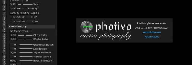 Photivo x64 screenshot